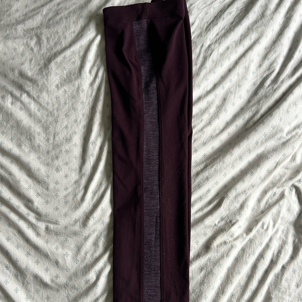 4/$10 Dark Purple Pants with Stripe